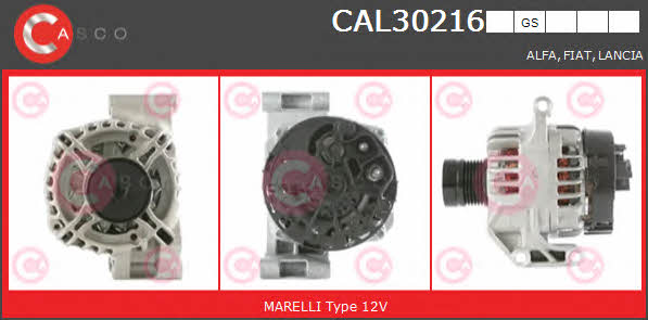 Casco CAL30216GS Alternator CAL30216GS: Buy near me in Poland at 2407.PL - Good price!