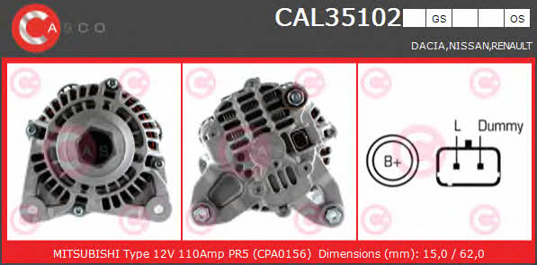 Casco CAL35102OS Alternator CAL35102OS: Dobra cena w Polsce na 2407.PL - Kup Teraz!