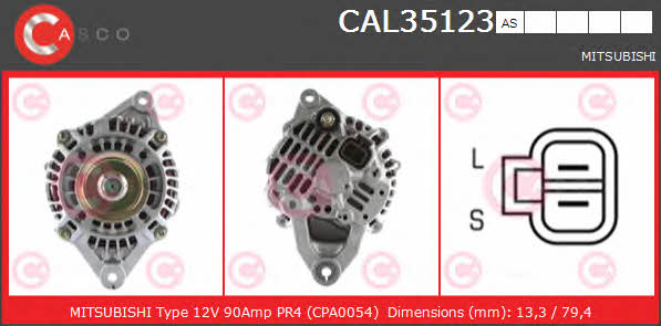 Casco CAL35123AS Alternator CAL35123AS: Dobra cena w Polsce na 2407.PL - Kup Teraz!