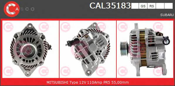 Casco CAL35183RS Alternator CAL35183RS: Dobra cena w Polsce na 2407.PL - Kup Teraz!