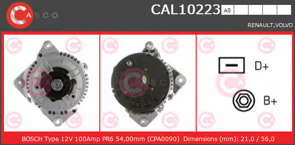 Casco CAL10223AS Alternator CAL10223AS: Buy near me in Poland at 2407.PL - Good price!