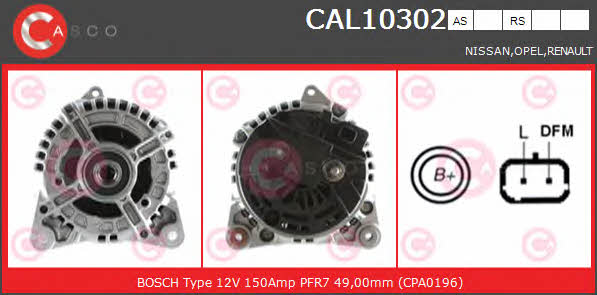 Casco CAL10302AS Alternator CAL10302AS: Buy near me in Poland at 2407.PL - Good price!