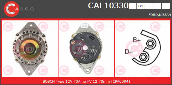 Casco CAL10330GS Alternator CAL10330GS: Buy near me in Poland at 2407.PL - Good price!