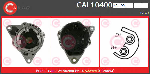 Casco CAL10400GS Генератор CAL10400GS: Отличная цена - Купить в Польше на 2407.PL!