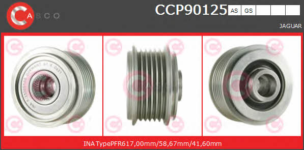 Casco CCP90125GS Belt pulley generator CCP90125GS: Buy near me in Poland at 2407.PL - Good price!