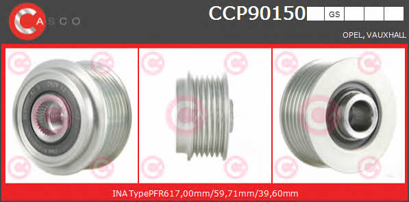 Casco CCP90150GS Belt pulley generator CCP90150GS: Buy near me in Poland at 2407.PL - Good price!
