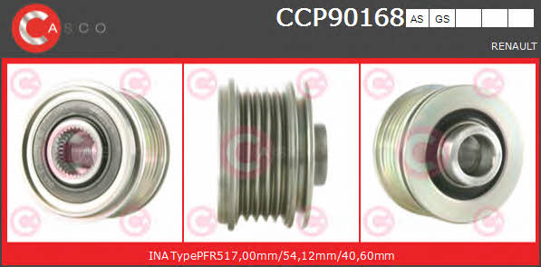 Casco CCP90168GS Belt pulley generator CCP90168GS: Buy near me in Poland at 2407.PL - Good price!