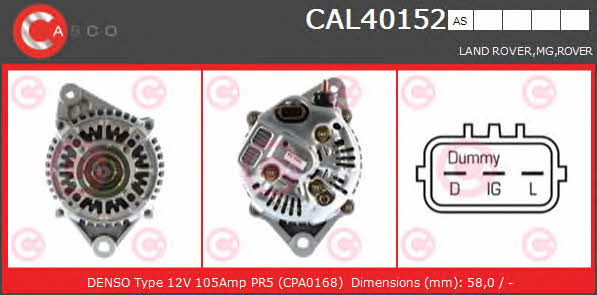 Casco CAL40152AS Generator CAL40152AS: Kaufen Sie zu einem guten Preis in Polen bei 2407.PL!