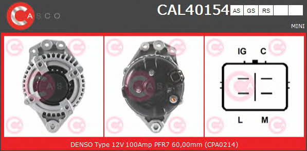 Casco CAL40154AS Generator CAL40154AS: Kaufen Sie zu einem guten Preis in Polen bei 2407.PL!