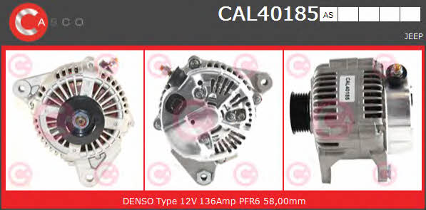 Casco CAL40185AS Alternator CAL40185AS: Buy near me in Poland at 2407.PL - Good price!