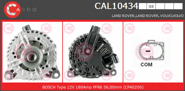 Casco CAL10434GS Alternator CAL10434GS: Dobra cena w Polsce na 2407.PL - Kup Teraz!