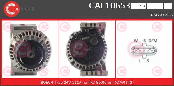 Casco CAL10653GS Генератор CAL10653GS: Приваблива ціна - Купити у Польщі на 2407.PL!
