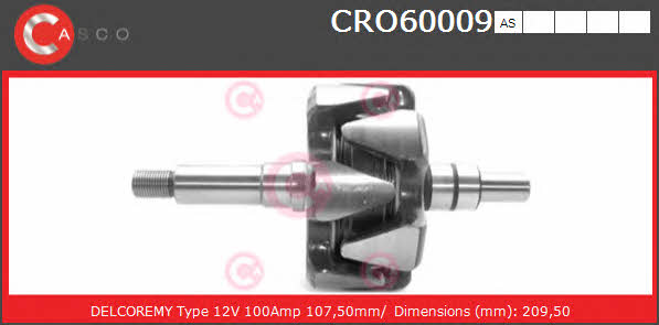 Casco CRO60009AS Ротор генератора CRO60009AS: Отличная цена - Купить в Польше на 2407.PL!