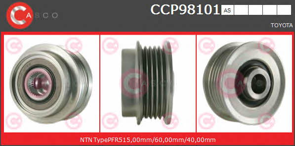 Casco CCP98101AS Belt pulley generator CCP98101AS: Buy near me in Poland at 2407.PL - Good price!