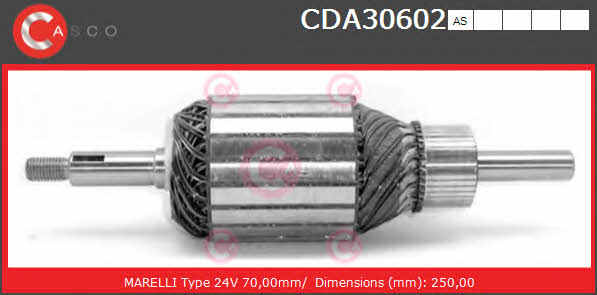 Casco CDA30602AS Ротор генератора CDA30602AS: Купить в Польше - Отличная цена на 2407.PL!