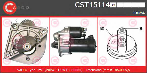 Casco CST15114AS Starter CST15114AS: Buy near me in Poland at 2407.PL - Good price!
