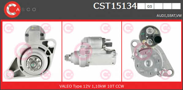 Casco CST15134GS Starter CST15134GS: Buy near me in Poland at 2407.PL - Good price!