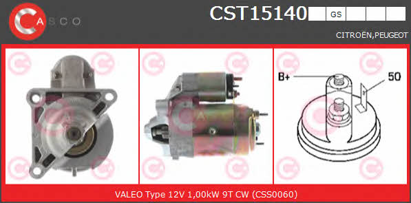 Casco CST15140GS Starter CST15140GS: Buy near me in Poland at 2407.PL - Good price!