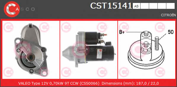 Casco CST15141AS Starter CST15141AS: Buy near me in Poland at 2407.PL - Good price!