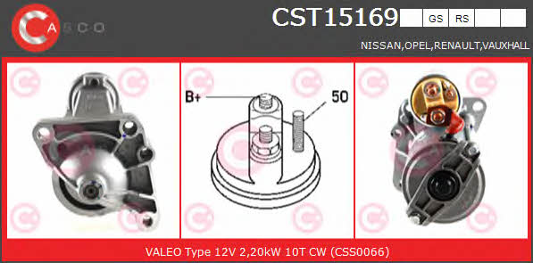 Casco CST15169GS Стартер CST15169GS: Отличная цена - Купить в Польше на 2407.PL!