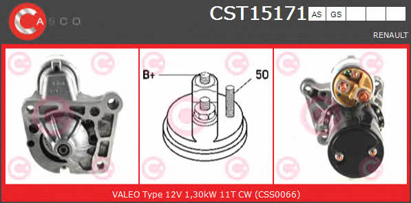 Casco CST15171AS Starter CST15171AS: Buy near me in Poland at 2407.PL - Good price!