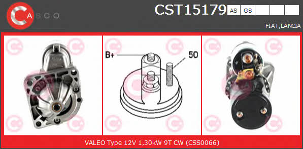 Casco CST15179AS Starter CST15179AS: Buy near me at 2407.PL in Poland at an Affordable price!