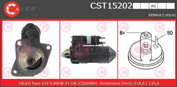 Casco CST15202RS Starter CST15202RS: Buy near me in Poland at 2407.PL - Good price!