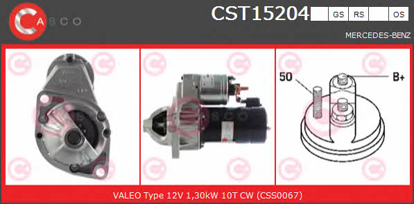 Casco CST15204GS Starter CST15204GS: Buy near me in Poland at 2407.PL - Good price!