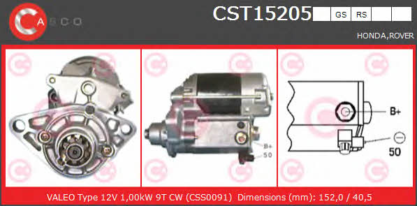 Casco CST15205RS Starter CST15205RS: Buy near me in Poland at 2407.PL - Good price!