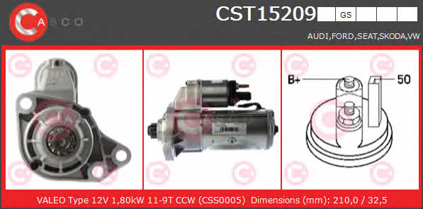 Casco CST15209GS Starter CST15209GS: Buy near me at 2407.PL in Poland at an Affordable price!