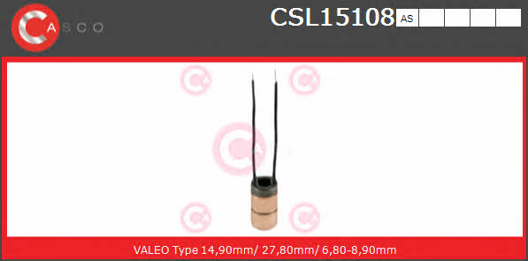 Casco CSL15108AS Pierścień ślizgowy alternatora CSL15108AS: Dobra cena w Polsce na 2407.PL - Kup Teraz!