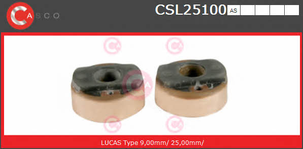 Casco CSL25100AS Pierścień ślizgowy alternatora CSL25100AS: Dobra cena w Polsce na 2407.PL - Kup Teraz!