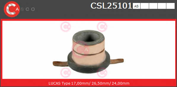 Casco CSL25101AS Pierścień ślizgowy alternatora CSL25101AS: Dobra cena w Polsce na 2407.PL - Kup Teraz!