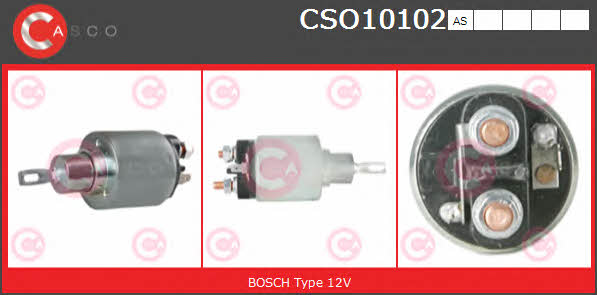 Casco CSO10102AS Реле стартера втягивающее CSO10102AS: Отличная цена - Купить в Польше на 2407.PL!