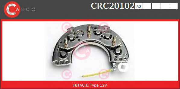 Casco CRC20102AS Rectifier, alternator CRC20102AS: Buy near me at 2407.PL in Poland at an Affordable price!