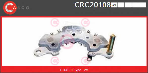 Casco CRC20108AS Rectifier, alternator CRC20108AS: Buy near me at 2407.PL in Poland at an Affordable price!