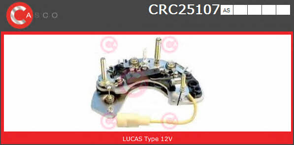 Casco CRC25107AS Mostek diodowy CRC25107AS: Dobra cena w Polsce na 2407.PL - Kup Teraz!