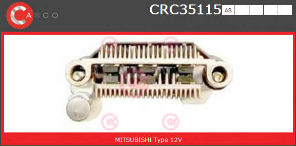 Casco CRC35115AS Rectifier, alternator CRC35115AS: Buy near me at 2407.PL in Poland at an Affordable price!