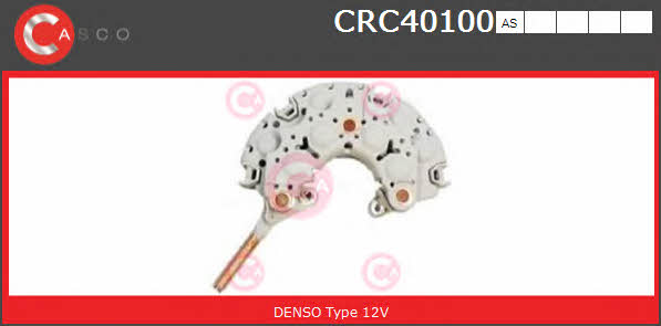 Casco CRC40100AS Rectifier, alternator CRC40100AS: Buy near me at 2407.PL in Poland at an Affordable price! CRC40100AS Casco Rectifier, alternator