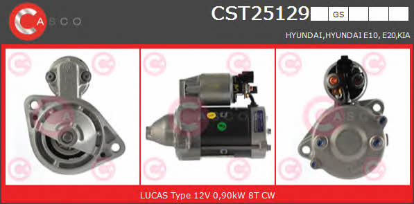 Casco CST25129GS Стартер CST25129GS: Отличная цена - Купить в Польше на 2407.PL!
