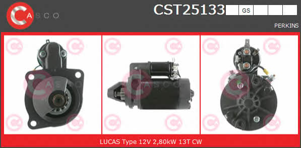 Casco CST25133GS Стартер CST25133GS: Отличная цена - Купить в Польше на 2407.PL!