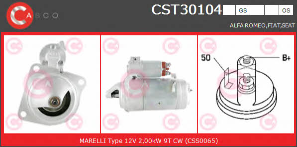 Casco CST30104GS Starter CST30104GS: Buy near me in Poland at 2407.PL - Good price!