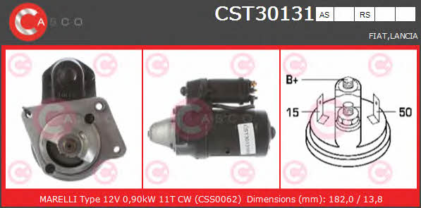 Casco CST30131RS Стартер CST30131RS: Отличная цена - Купить в Польше на 2407.PL!