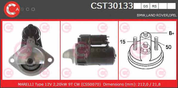 Casco CST30133RS Starter CST30133RS: Buy near me in Poland at 2407.PL - Good price!