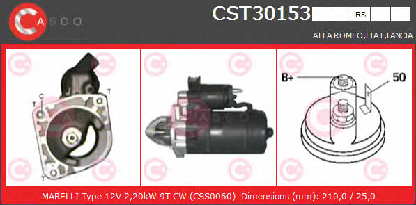 Casco CST30153RS Starter CST30153RS: Buy near me in Poland at 2407.PL - Good price!