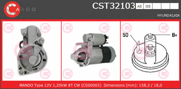 Casco CST32103GS Rozrusznik CST32103GS: Dobra cena w Polsce na 2407.PL - Kup Teraz!