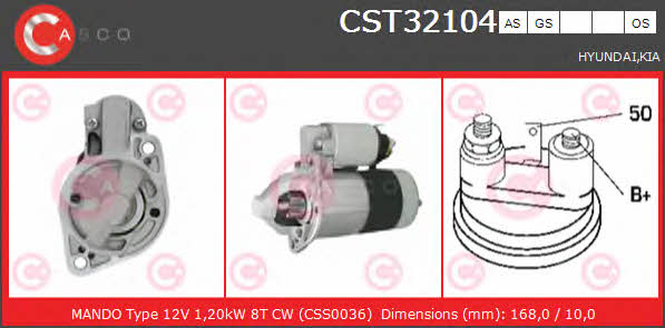 Casco CST32104GS Starter CST32104GS: Buy near me in Poland at 2407.PL - Good price!