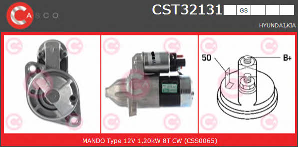 Casco CST32131GS Starter CST32131GS: Buy near me in Poland at 2407.PL - Good price!