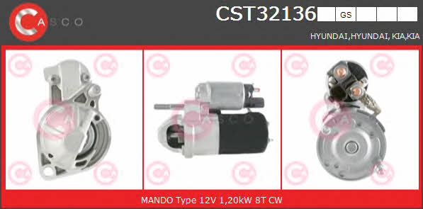 Casco CST32136GS Starter CST32136GS: Buy near me in Poland at 2407.PL - Good price!