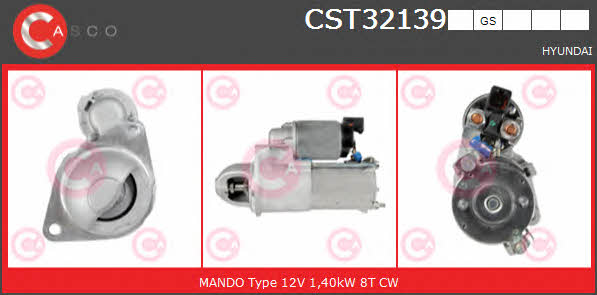 Casco CST32139GS Стартер CST32139GS: Отличная цена - Купить в Польше на 2407.PL!